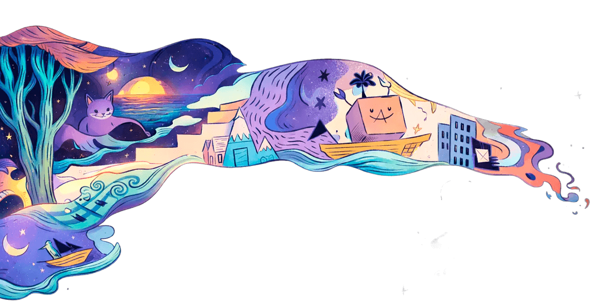 Book Adventure Illustration